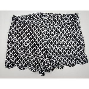 Scalloped shorts